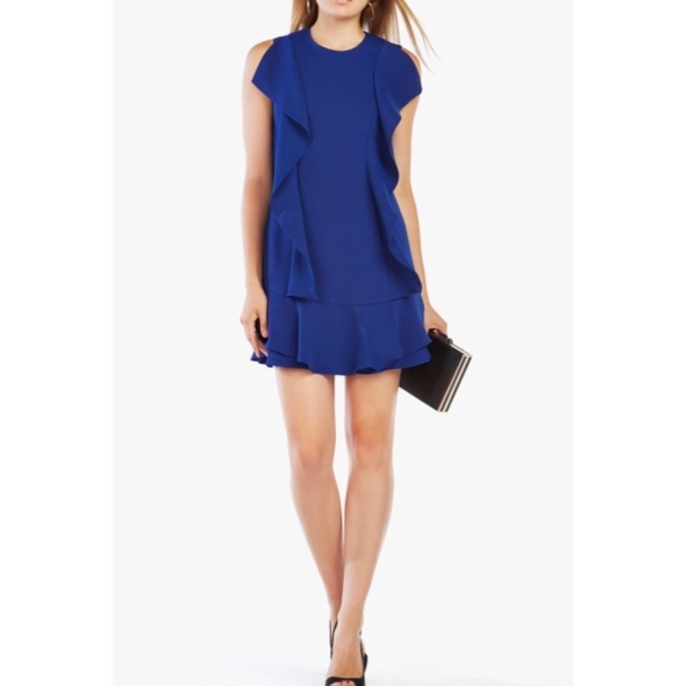 NWT BCBG Max Azria Annemarie Ruffled Dress size S